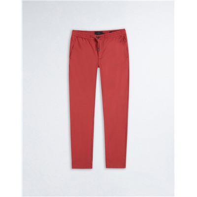 Slim Fit Chino Trousers, Men, Red