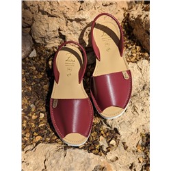 AB.Zapatos · 3202 · Granate+AB.Z · Pelle · mochila serraje (610) GRANATE АКЦИЯ