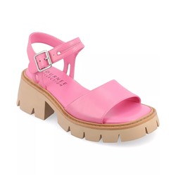 JOURNEE COLLECTION Women's Tillee Treaded Outsole Platform Sandals