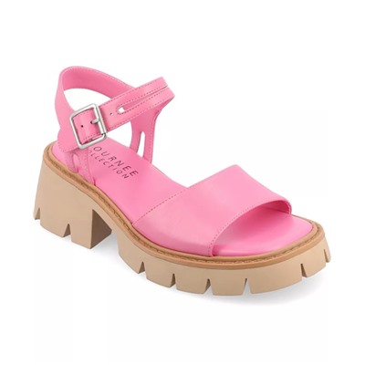JOURNEE COLLECTION Women's Tillee Treaded Outsole Platform Sandals