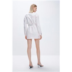 Vestido camisero Blanco