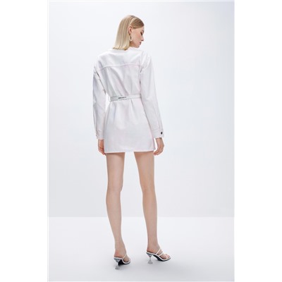Vestido camisero Blanco