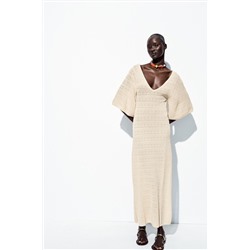 POINTELLE KNIT MAXI DRESS