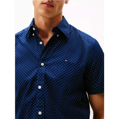 Regular Fit Geo Print All-Day Shirt