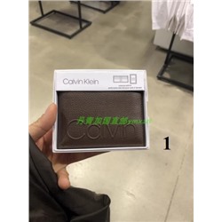 Мужской короткий кошелек Calvin Klei*n CK с несколькими отделениями для карт