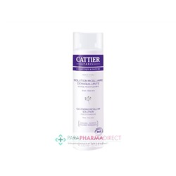 Cattier Perle d'Eau Solution Micellaire Démaquillante Rose Aloe Vera Visage Yeux & Lèvres BIO 300ml