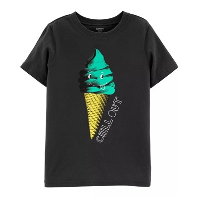 Carter's | Kid Shark Jersey Tee