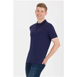 Erkek Lacivert Basic Polo Yaka Tişört