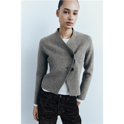 KNIT WRAP CARDIGAN