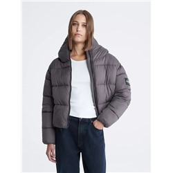 Boxy Hooded Puffer Jacket