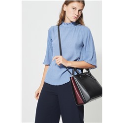 Bolso de piel Trip Negro