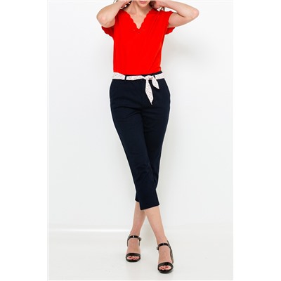 Pantalón recto Azul marino