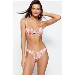 Trendyolmilla Soyut Desenli Normal Paça Bikini Altı TBESS23BA00049