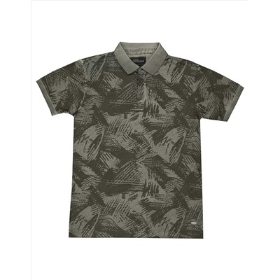 Herren Poloshirt mit Label Patch