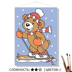 «МИШКА НА ЛЫЖАХ»