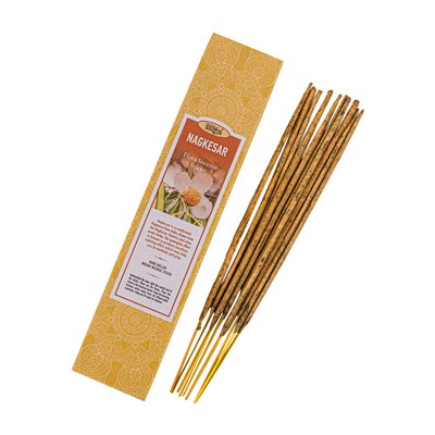 [AASHA HERBALS] Палочки ароматические НАГ ЧАМПА Nagkesar, 10 шт