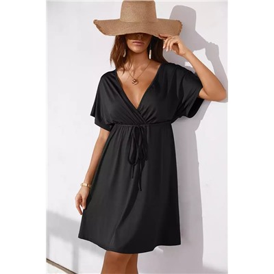 Leticia V-neck Flared Sleeve Short Length Dress размер XL