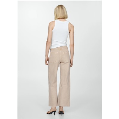 Jeans Catherin culotte tiro alto