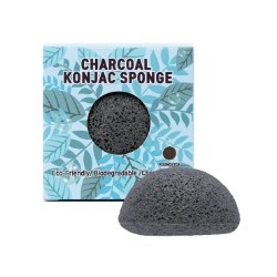Charcoal Konjac Sponge, Спонж конняку с древесным углем