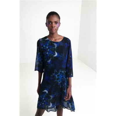 Vestido largo mandalas tie dye
