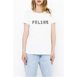 Camiseta de algodón orgánico Blanco
