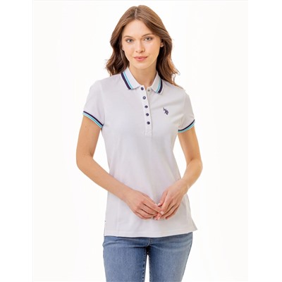 PRINCESS SIDE SEAM TIPPED POLO SHIRT