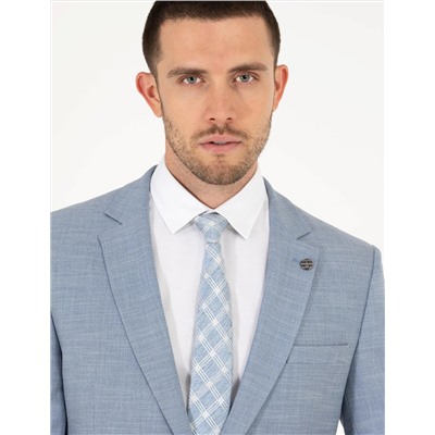 Açık Mavi Ekstra Slim Fit Takım Elbise