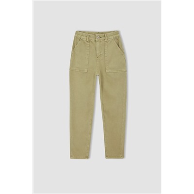 Erkek Çocuk Dad Fit Gabardin Pantolon