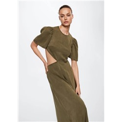 Vestido 100% lyocell -  Mujer | MANGO OUTLET España