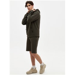 Комфортные трикотажные шорты BROMUS из фактурного хлопка