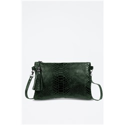 Bandolera de piel Ermine - Verde