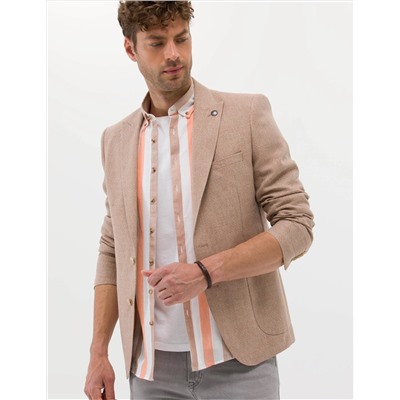 Turuncu Ekstra Slim Fit Spor Ceket