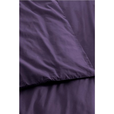 Manon King Size %100 Pamuk Ranforce Düz Nevresim - Mor