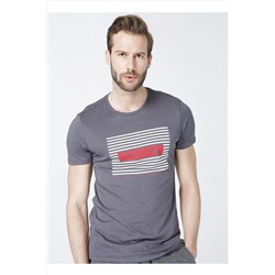 Lee Cooper Erkek Grant O Yaka T-Shirt K. Gri 212 LCM 242036