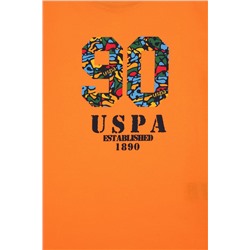 Erkek Çocuk Turuncu Bisiklet Yaka Tişört