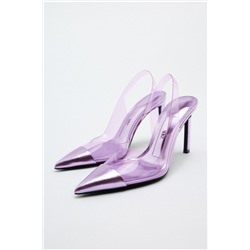 ZAPATO TACÓN VINILO DESTALONADO