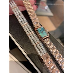Подарочный набор от Arman*i ⌚️женские наручные часы и браслет  Реплика 1:1