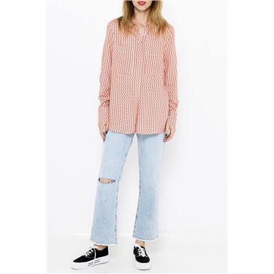 Camisa Blanco y rojo