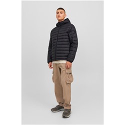 Anorak con capucha Negro