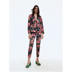 Blazer mit Blumenmuster