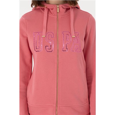 Kadın Pembe Basic Sweatshirt