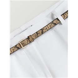 Zigarettenhose mit Gürtel