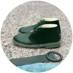Ab. Zapatos 4535 Forest+Ab.Z cinturón 130 napa Forest АКЦИЯ