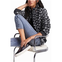Chaqueta padded con encaje