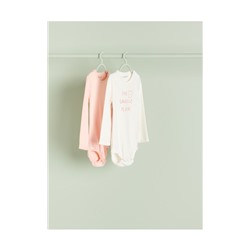Body aus Baumwolle, 2er-Pack