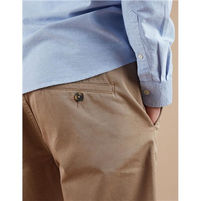 Twill Chino Shorts, Men, Beige