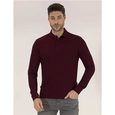 Bordo Slim Fit Basic Sweatshirt