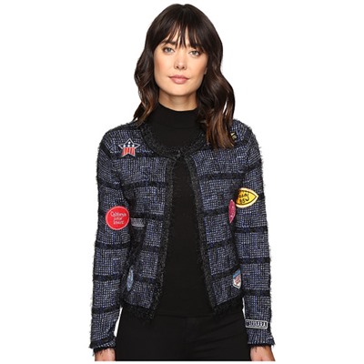 Long Sleeve Multi Patch Short Sweater