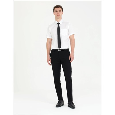 Beyaz Slim Fit Uzun Kollu Klasik Gömlek