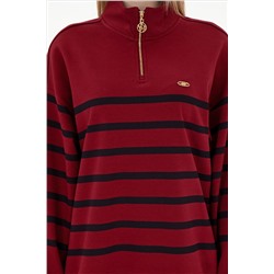 Kadın Bordo Sweatshirt